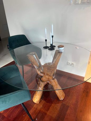 ORYGINALNY szklany stół