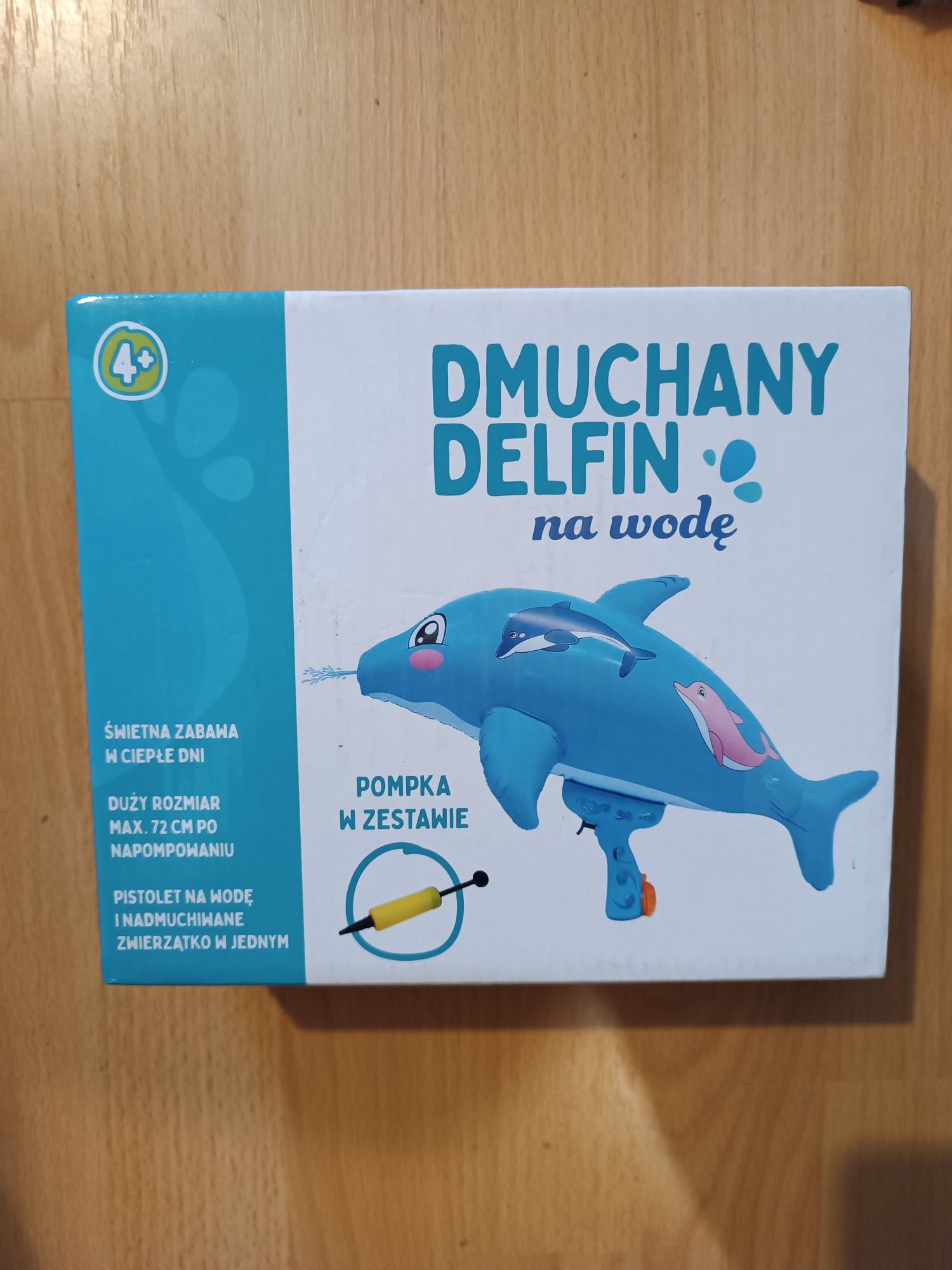 Dmuchany delfin na wodę pistolet