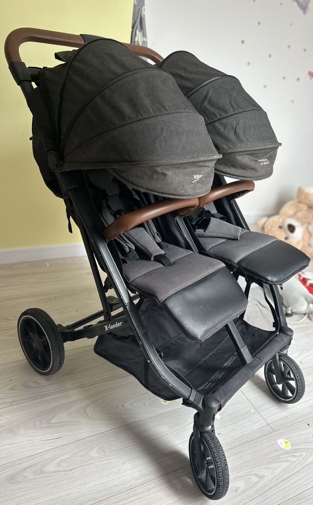 Wozek rok po roku X-lander double spacerówka i gondola