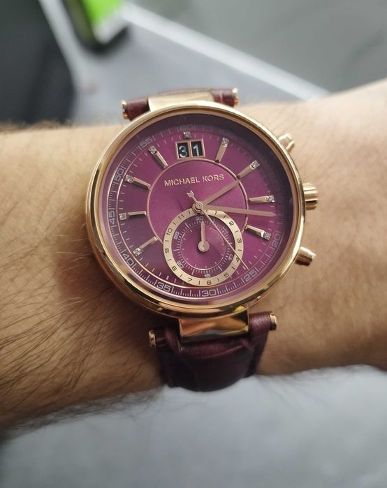 Piękny zegarek Michael Kors, szwajcarski mechanizm, piękne kolory,nowy