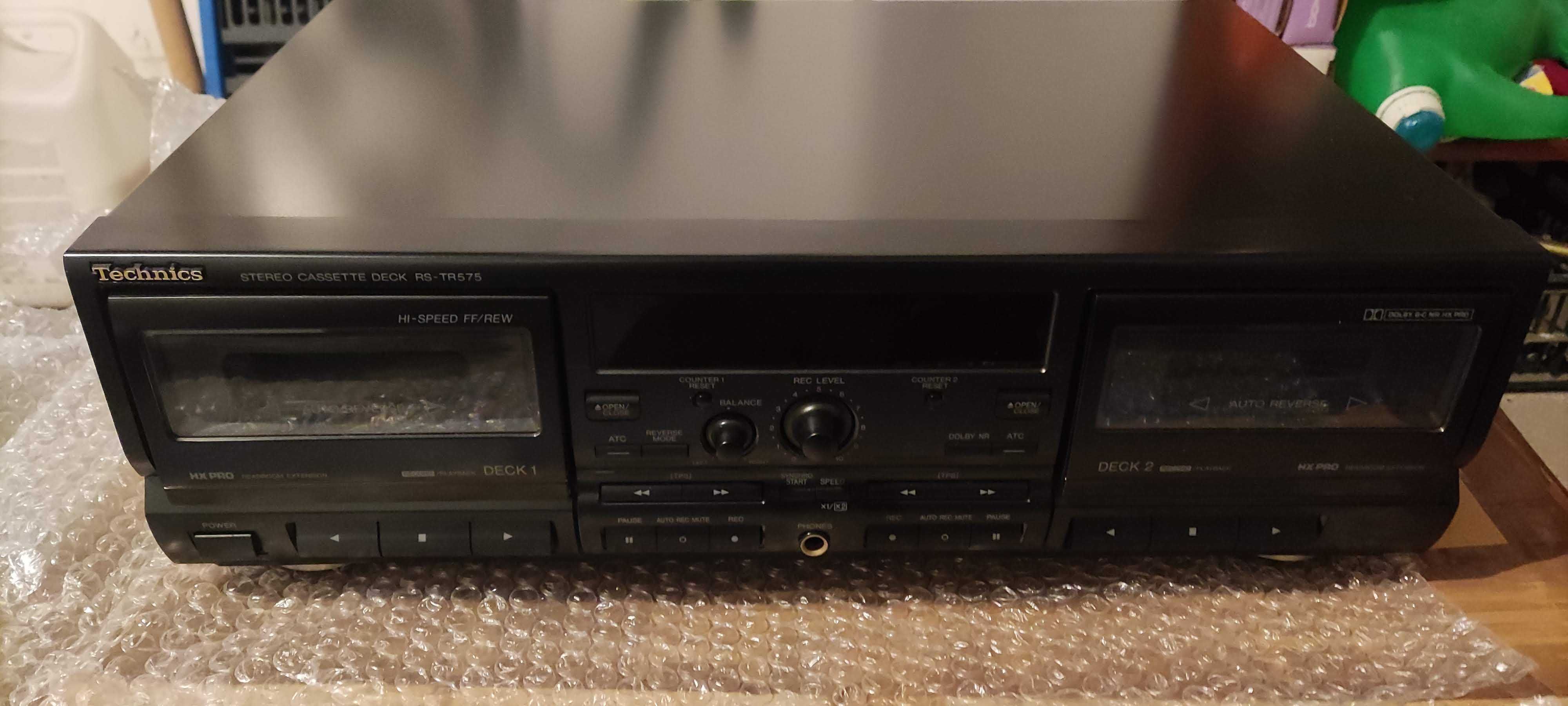 Rzadkość-Japońska wersja Technics RS-TR575 czarna anoda
