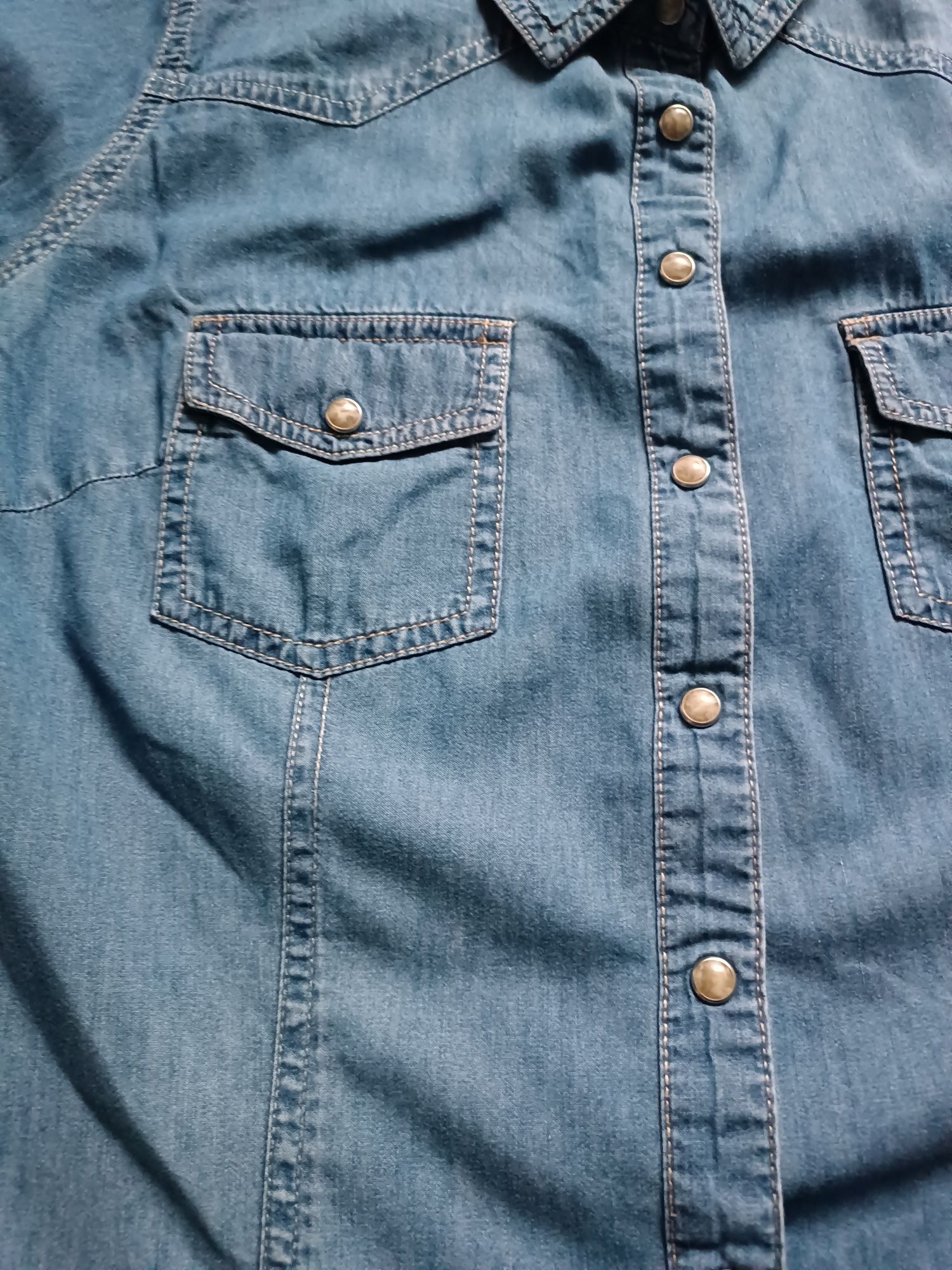 Koszula damska jeansowa niebieska 36 S