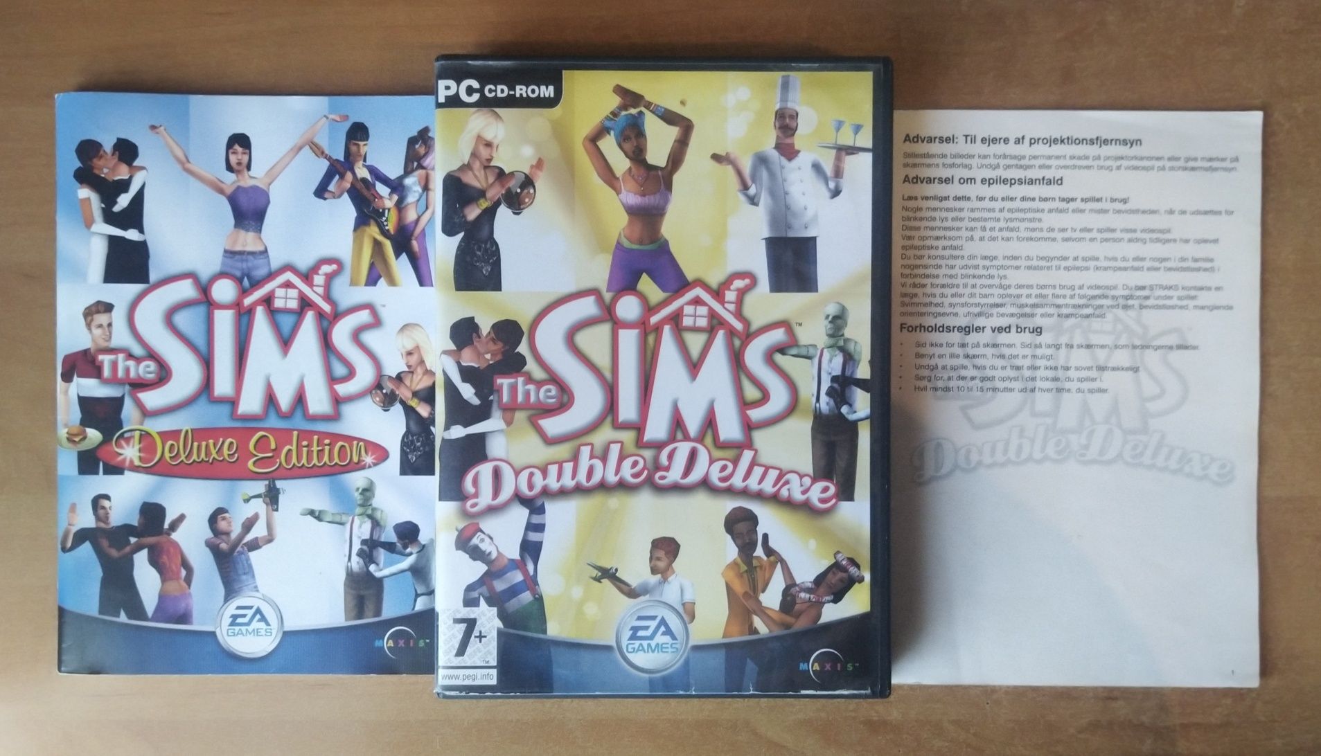 SIMS double DELUXE podstawa + balanga +światowe życie PC