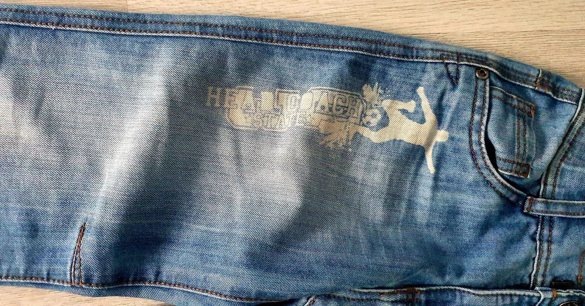 Spodnie długie jeansowe roz 128 chłopięce