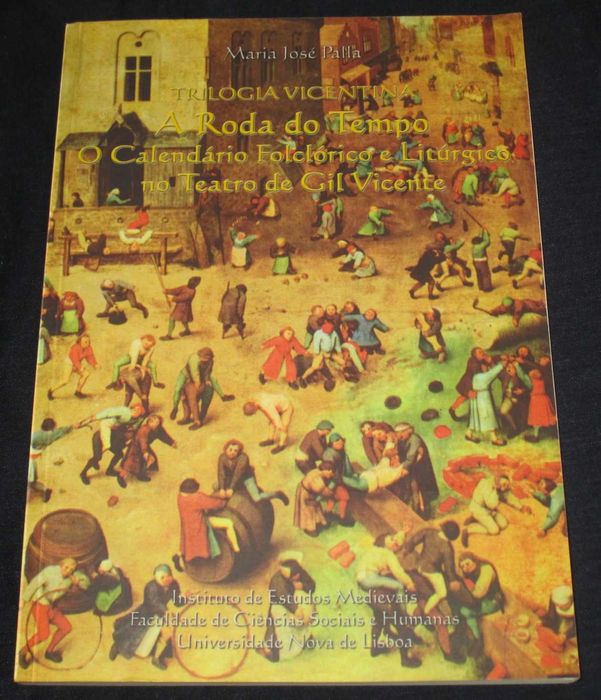 Livro Trilogia Vicentina A Roda do Tempo Maria José Palla