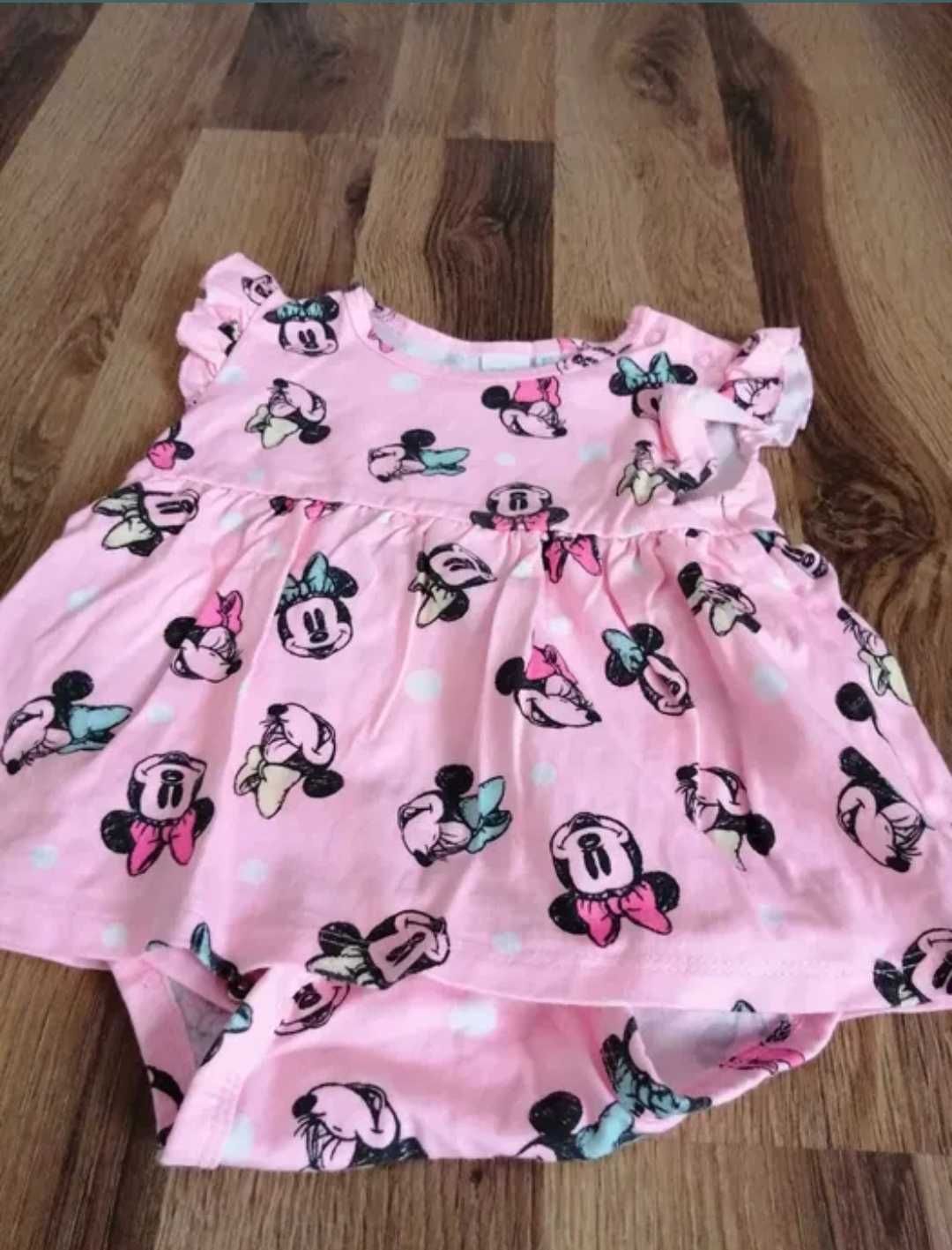 Sukienka z body myszka minnie