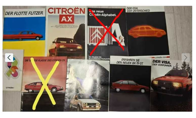 Prospekty, katalog, folder - Citroen