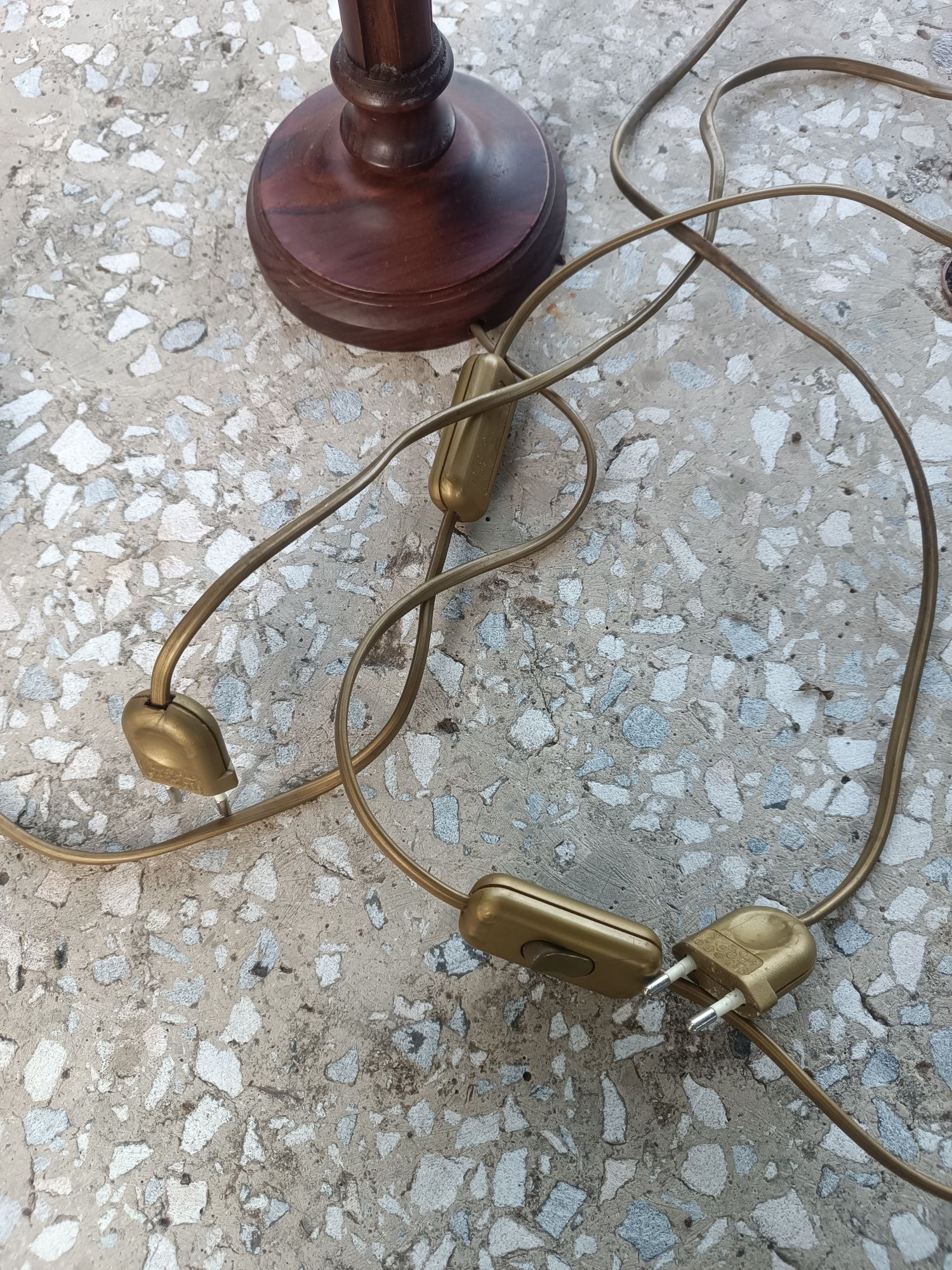 2 candeeiros de mesinha, vintage
