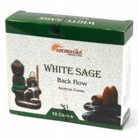 Kadzidełko Backflow White Sage BIAŁA SZAŁWIA 20 g