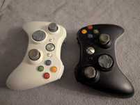 Xbox 360 pad czarny i biały pady na baterie nie działają