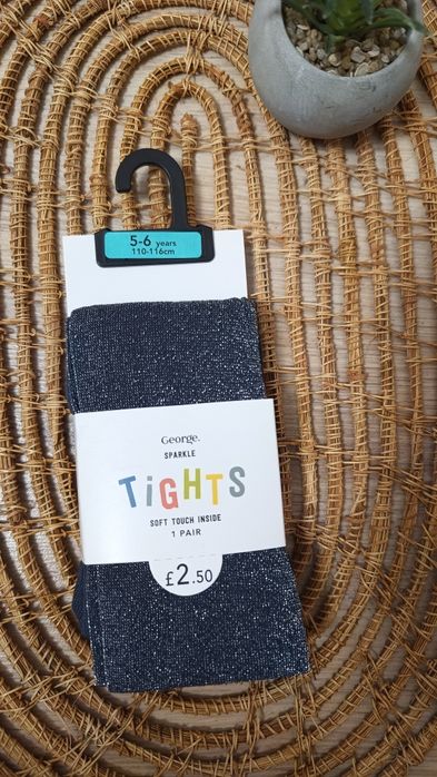 Капронові дитячі колготи з люрексом