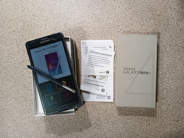 Samsung Galaxy Note 4 3/32Gb (SM-N910HZKESEK) Charcoal Black UA