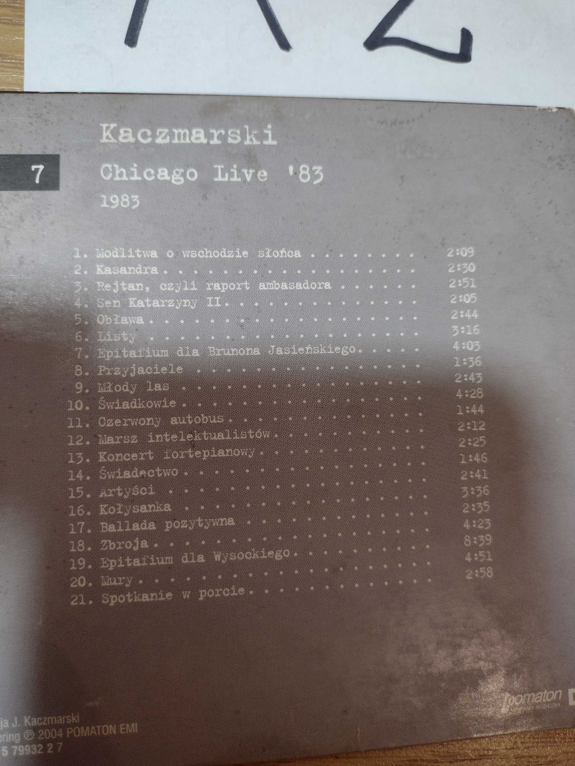 CD Kaczmarski Chicago Live '83