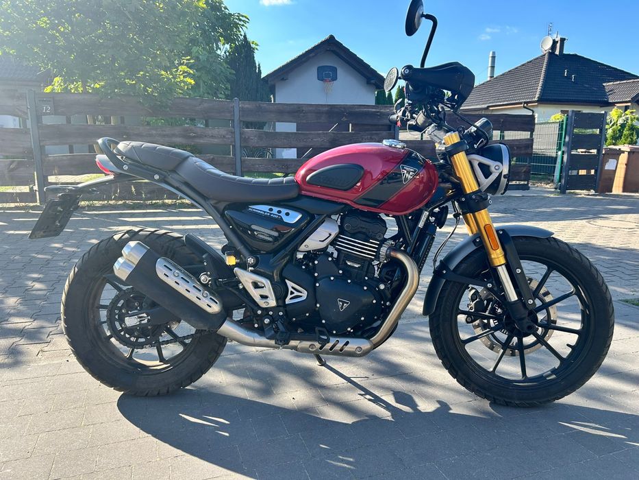 Wynajem Wypożyczalnia Motocykli - kat A2 - Triumph Scrambler 400x