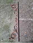 Grade janela ferro forjado 120x31