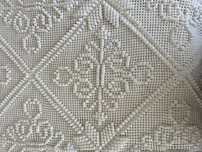 Colcha em croché feita a mão Vintage