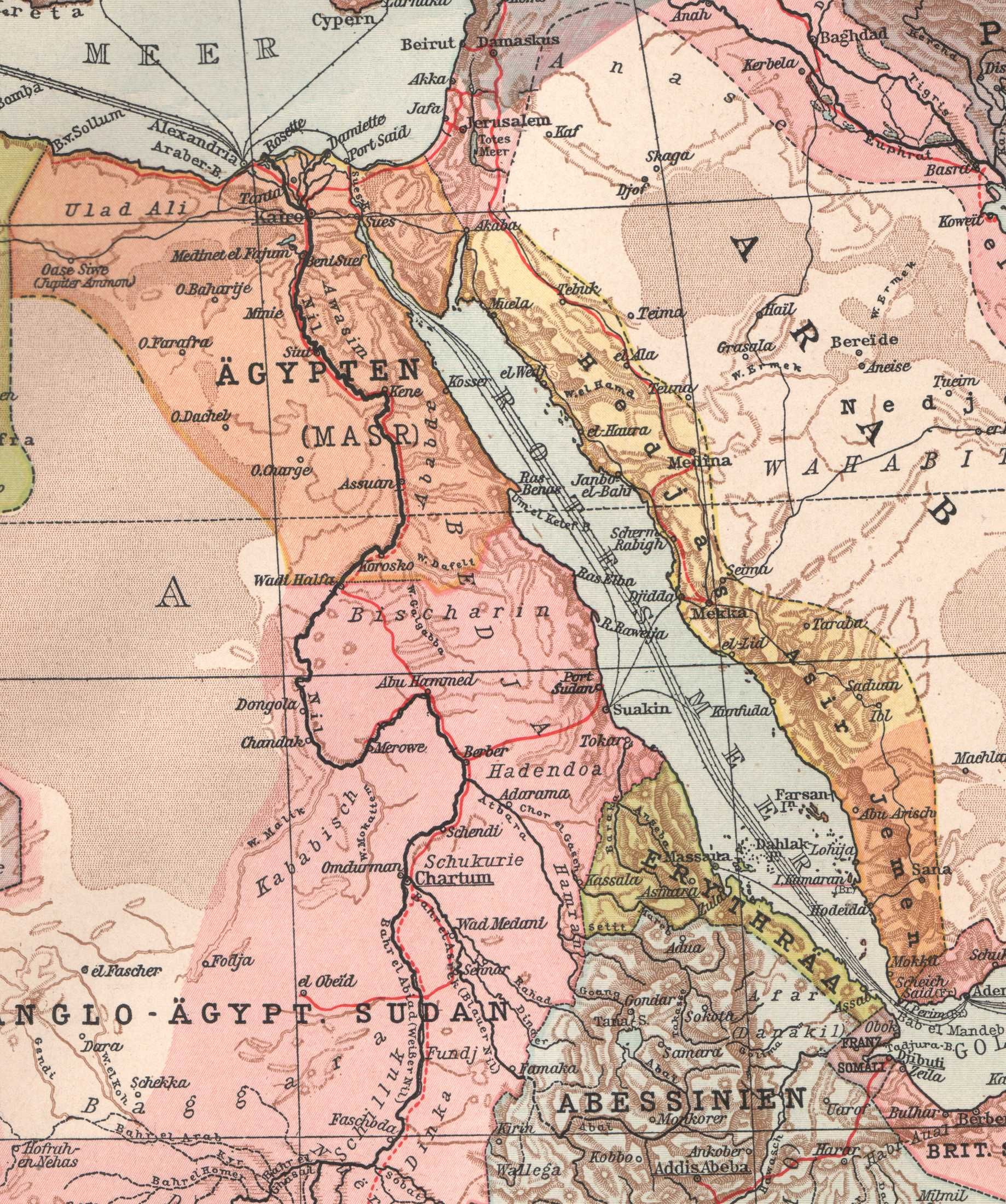 Afryka kolonialna. Duża efektowna mapa 1929 r. autentyk