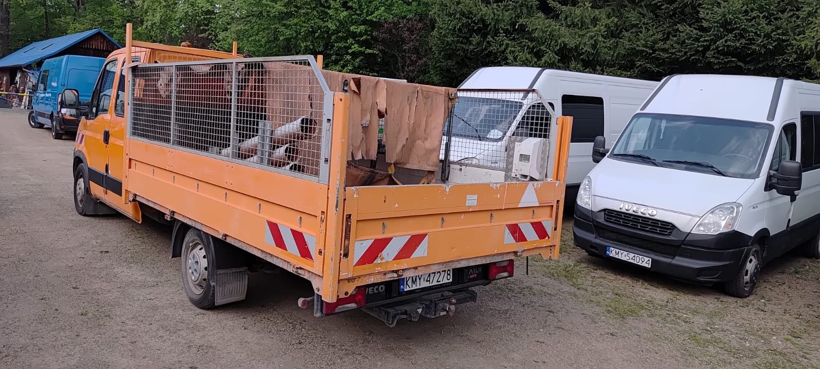 Iveco doka brygadówka brygadowy ducato 6 osobowy rama