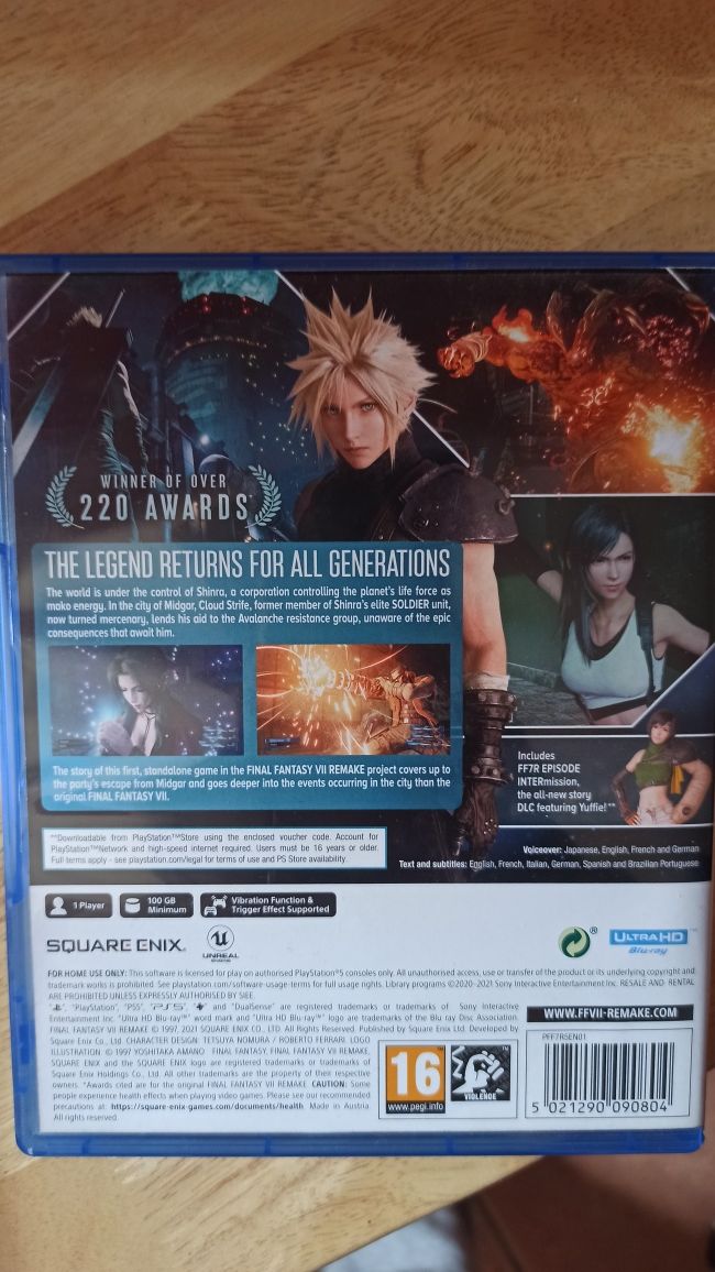 Final Fantasy VII Remake