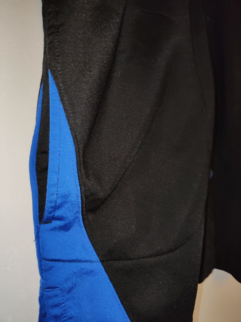 Koszulka Air Jordan czarno-niebieska rozm. M  rozgrzewkowa koszykówka