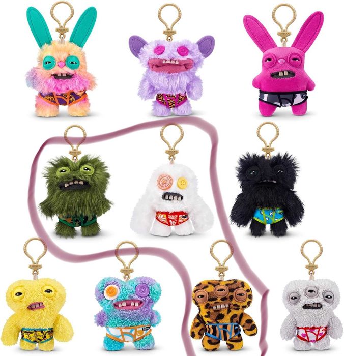 Мягкие игрушки монстры фаглеры фуглеры Fuggler Misfit Monsters брелок
