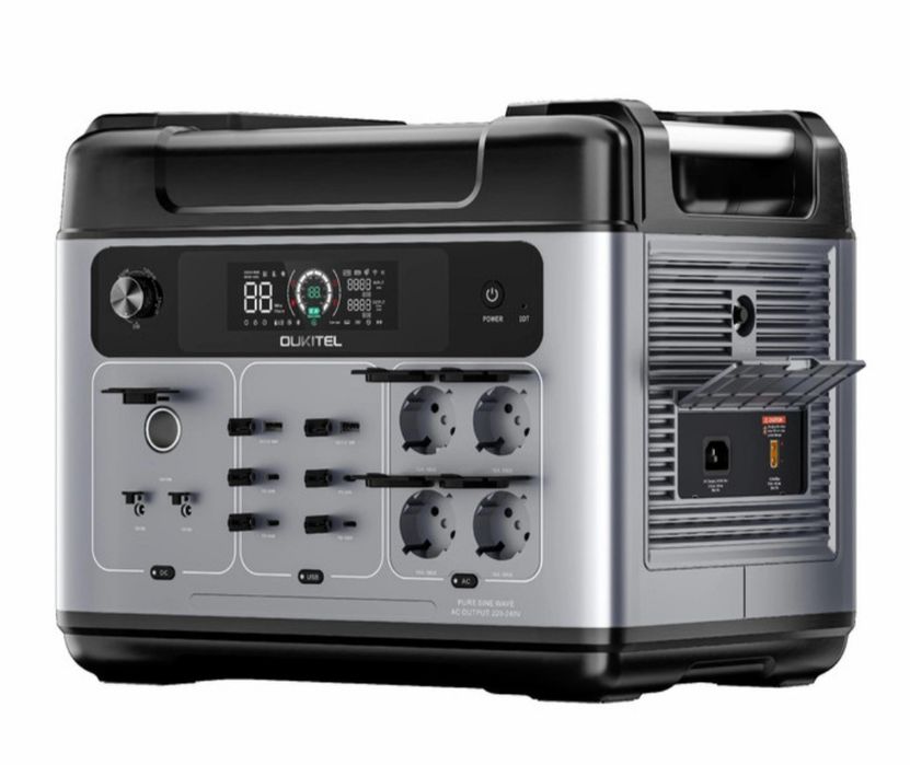 Портативна зарядна станція Oukitel P2001E Plus 2400W 2048Wh