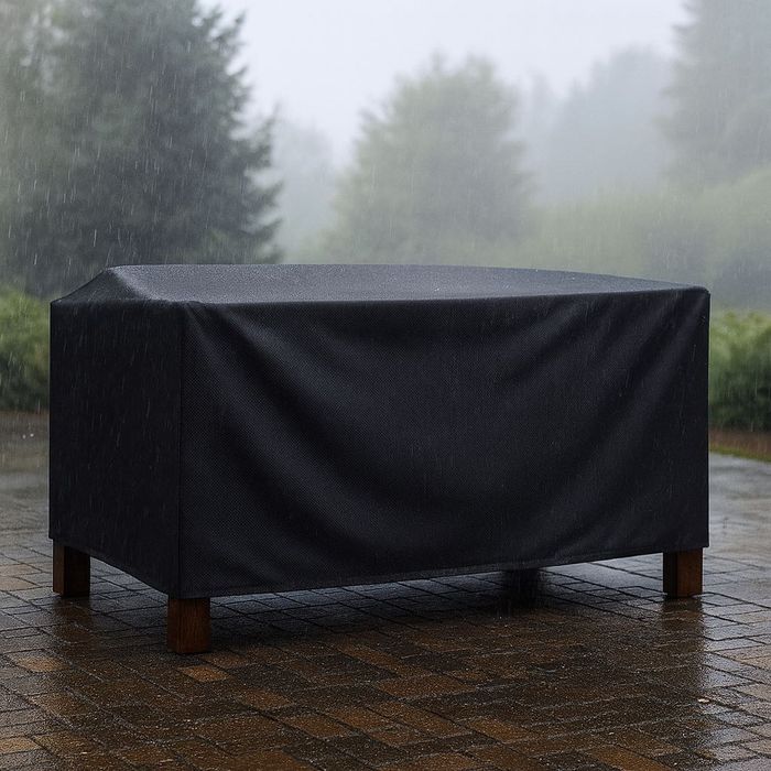 Wodoodporny Pokrowiec Na Meble Ogrodowe 155x105x70 Cm Mocny Wytrzymały