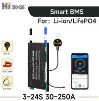 Smart BMS з блютуз модулем 16S 48V 30A (для LiFePO4)