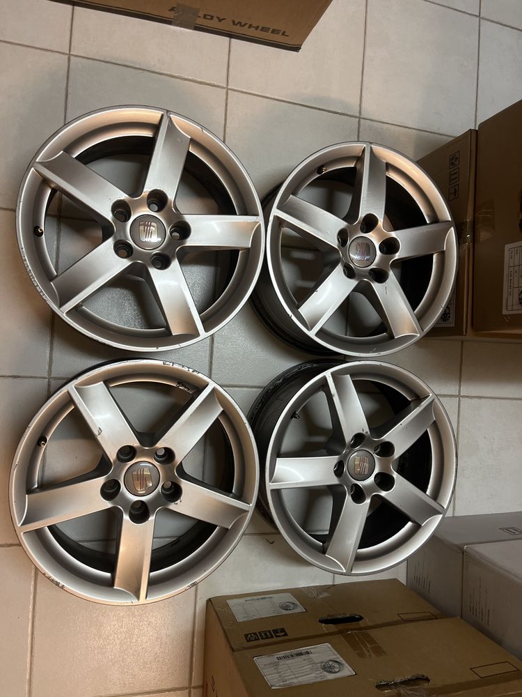 Jantes 16” 5x112 originais Seat Alhambra vw golf caddy seat leon skoda audi a3 a4 b5