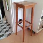 Stołek taboret  drewniany wysoki