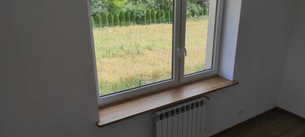 Parapety dębowe. Parapet drewniany