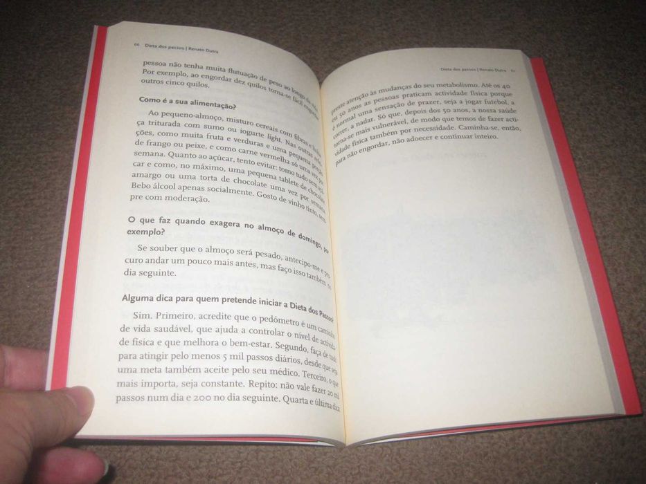 Livro "Dieta dos Passos" de Renato Dutra