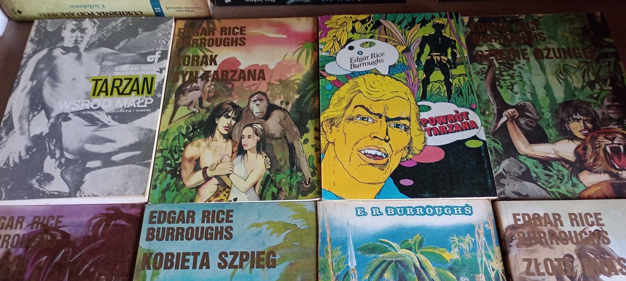 Edgar Rice Burroughs Tarzan zestaw 8 tytułów