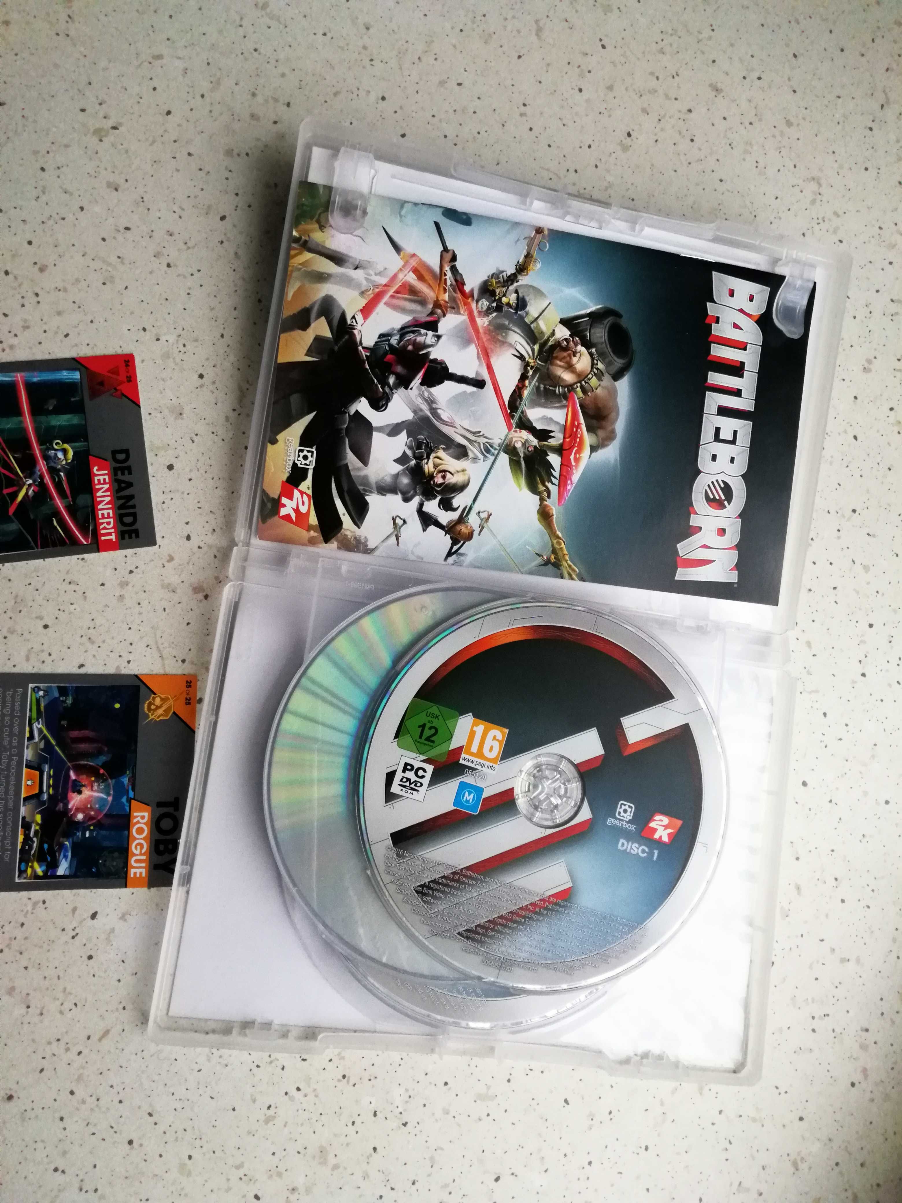 Gra pc battleborn dvd 3 szt polska wersja karty front