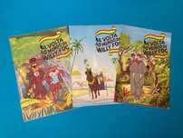 Lote de 3 Cadernos Escolares do Willy Fog Anos 80 Novos