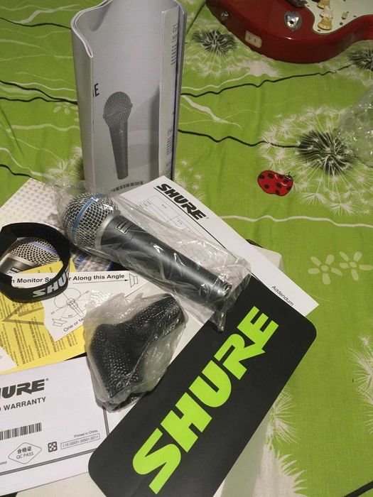 Вокальный микрофон SHURE BETA 58A новый Мехико и SHURE BETA 58 USA