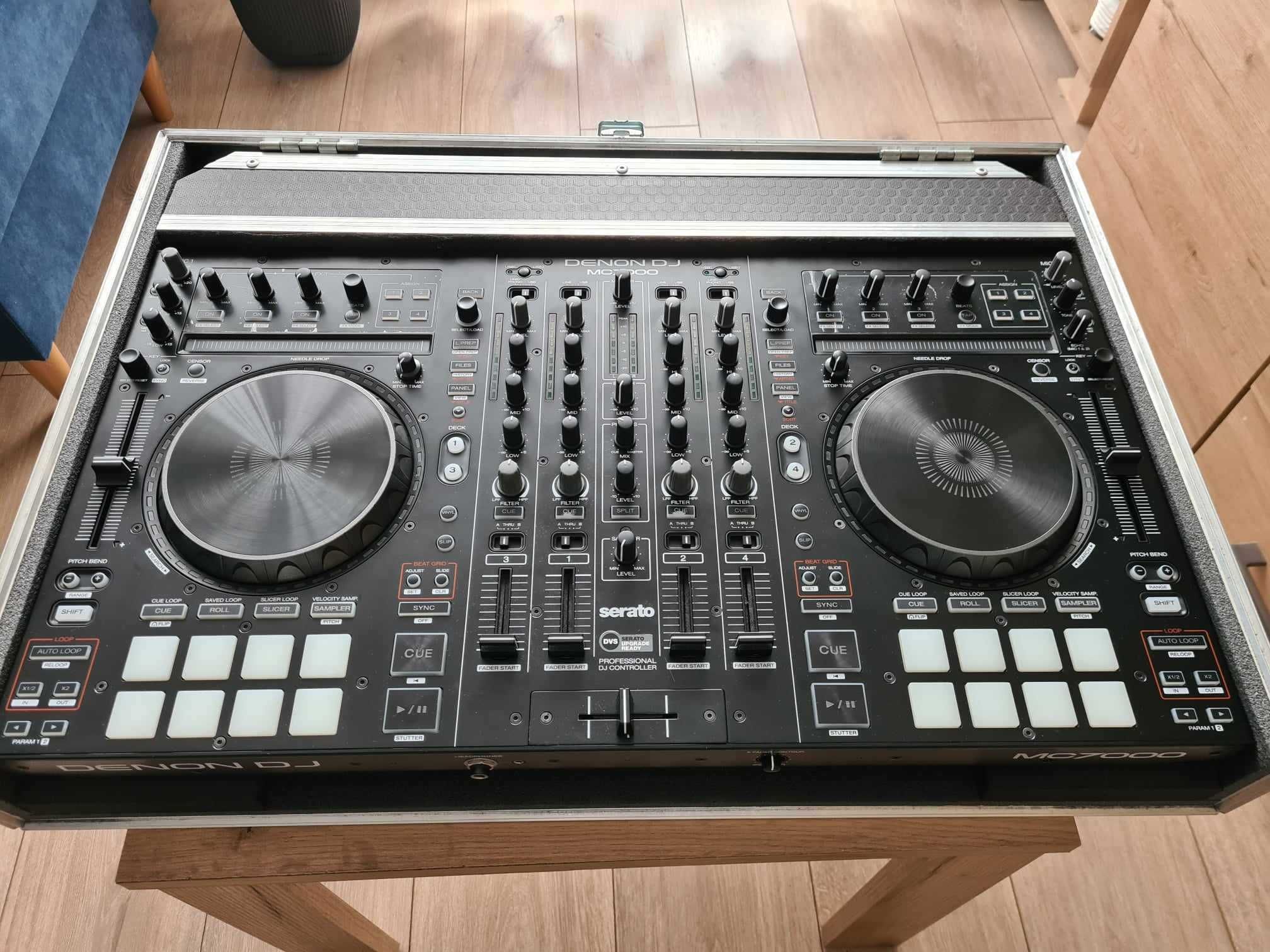 Denon MC7000 kontroler konsola dj + CASE | nie Pioneer SX2/RX/DDJ/1000