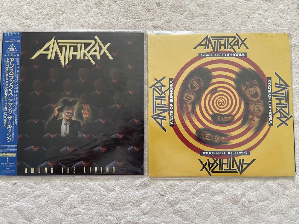 Iron Maiden 1986 Megadeth 1988 Anthrax 1987 Anthrax 1988 Перші преси