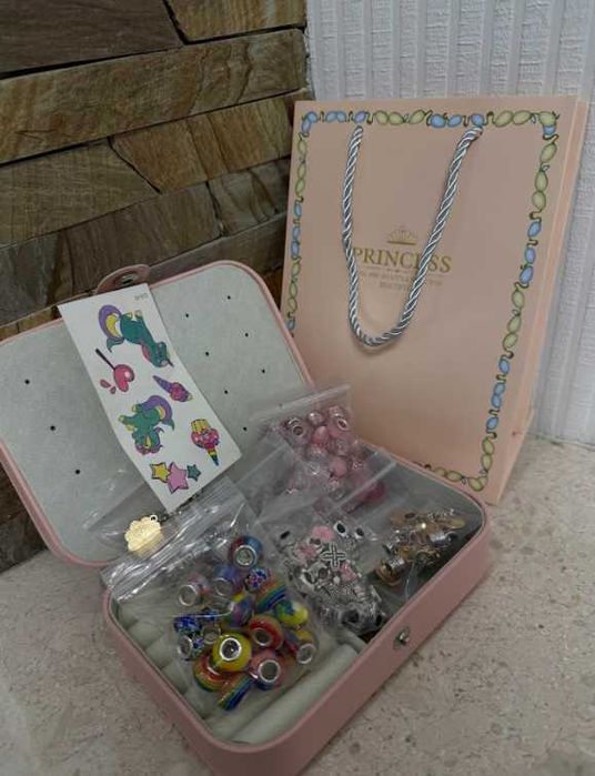 Подарок! Большой набор для створення браслетів Пандора для девочки,топ