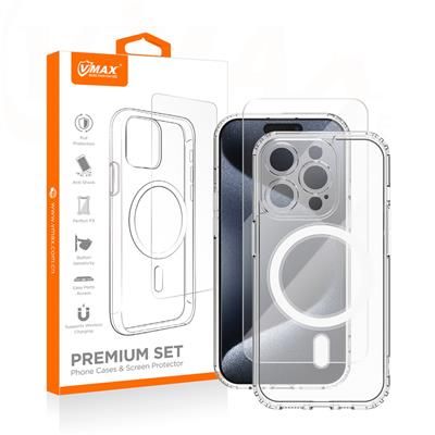 Nakładka Mag+szkło 2,5D premium Iphone 15 Pro 6,1"