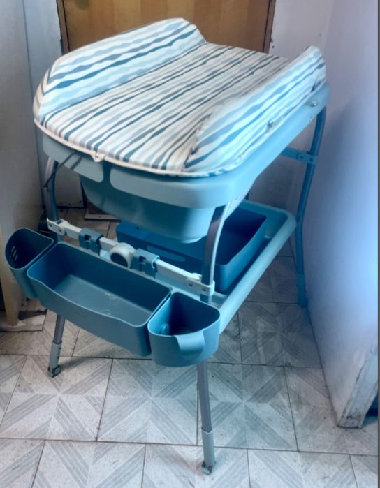 Banheira crianca com trocador Chicco com caixa original