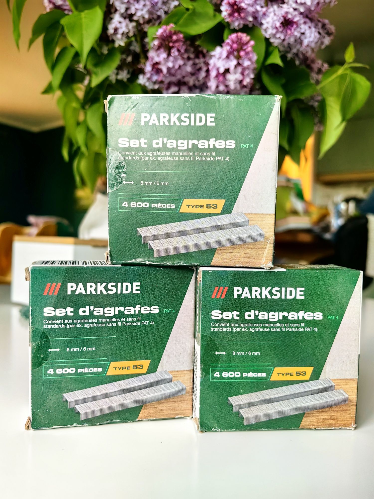 PARKSIDE Zestaw 3szt. zszywek do takera, typ53
W cenie zawarte 3 opak