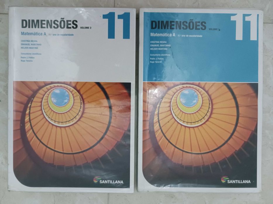 Manuais + Caderno de Atividades "Dimensões 11" - Matemática A