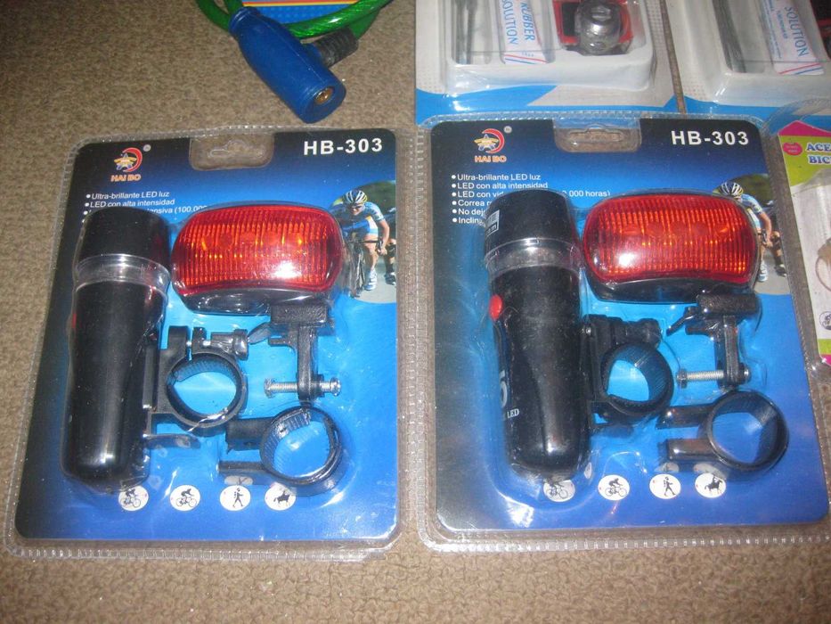 Kit 9 Peças para Bicicleta/Novos e Embalados!