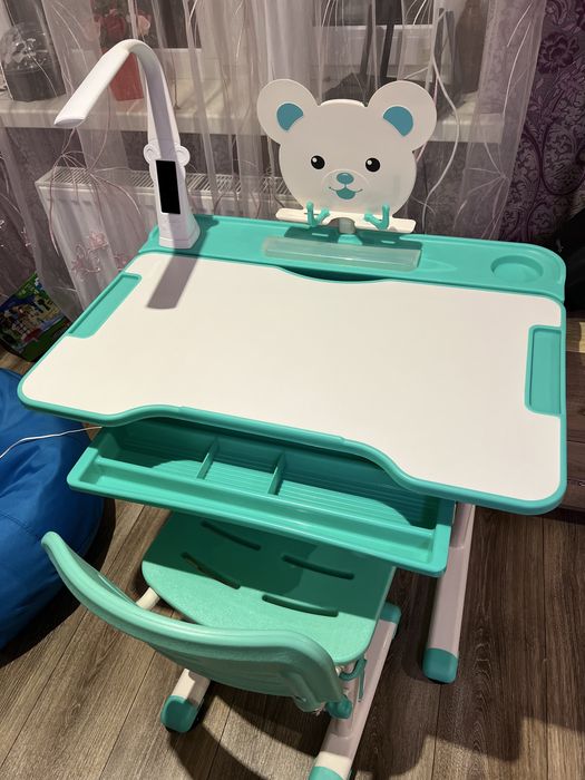 Парта та стілець трансформери Evo - kids XL( з лампою)