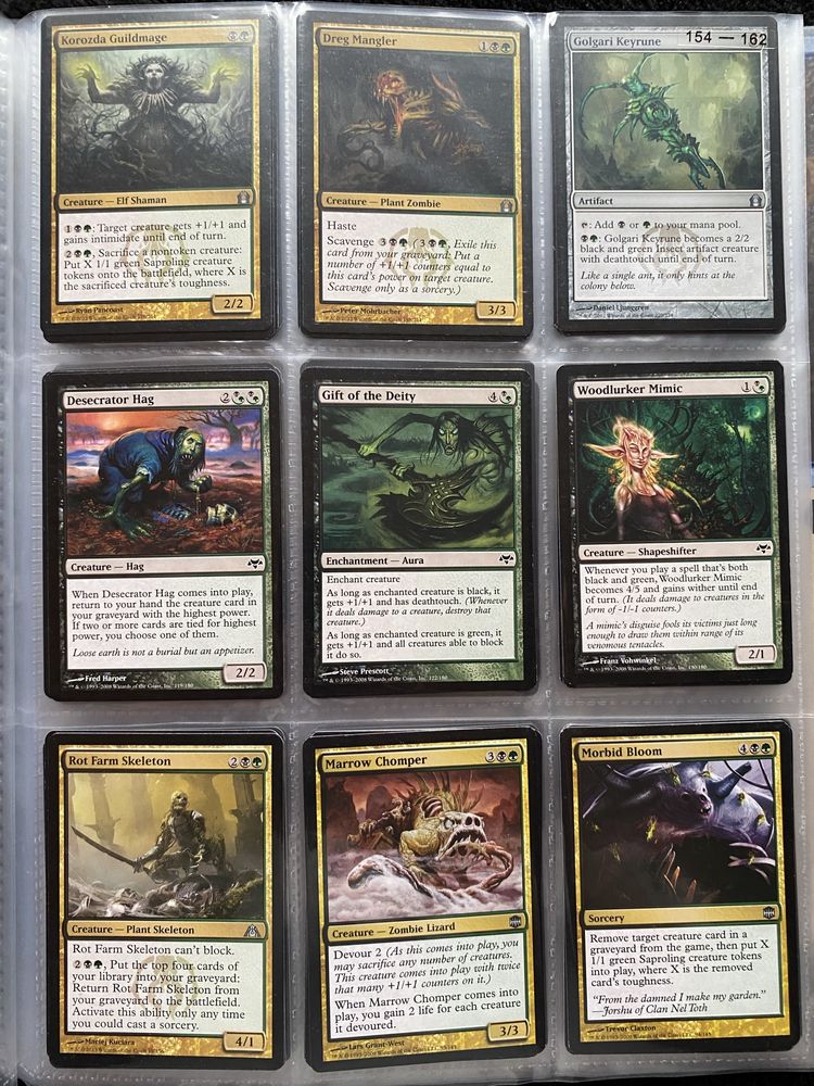 Magic the gathering Kolekcja 45 kart Golgari +1000 kart każda inna