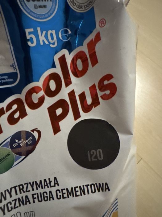 Mapei fuga do kafelek 5 kg 120 czarny czarna