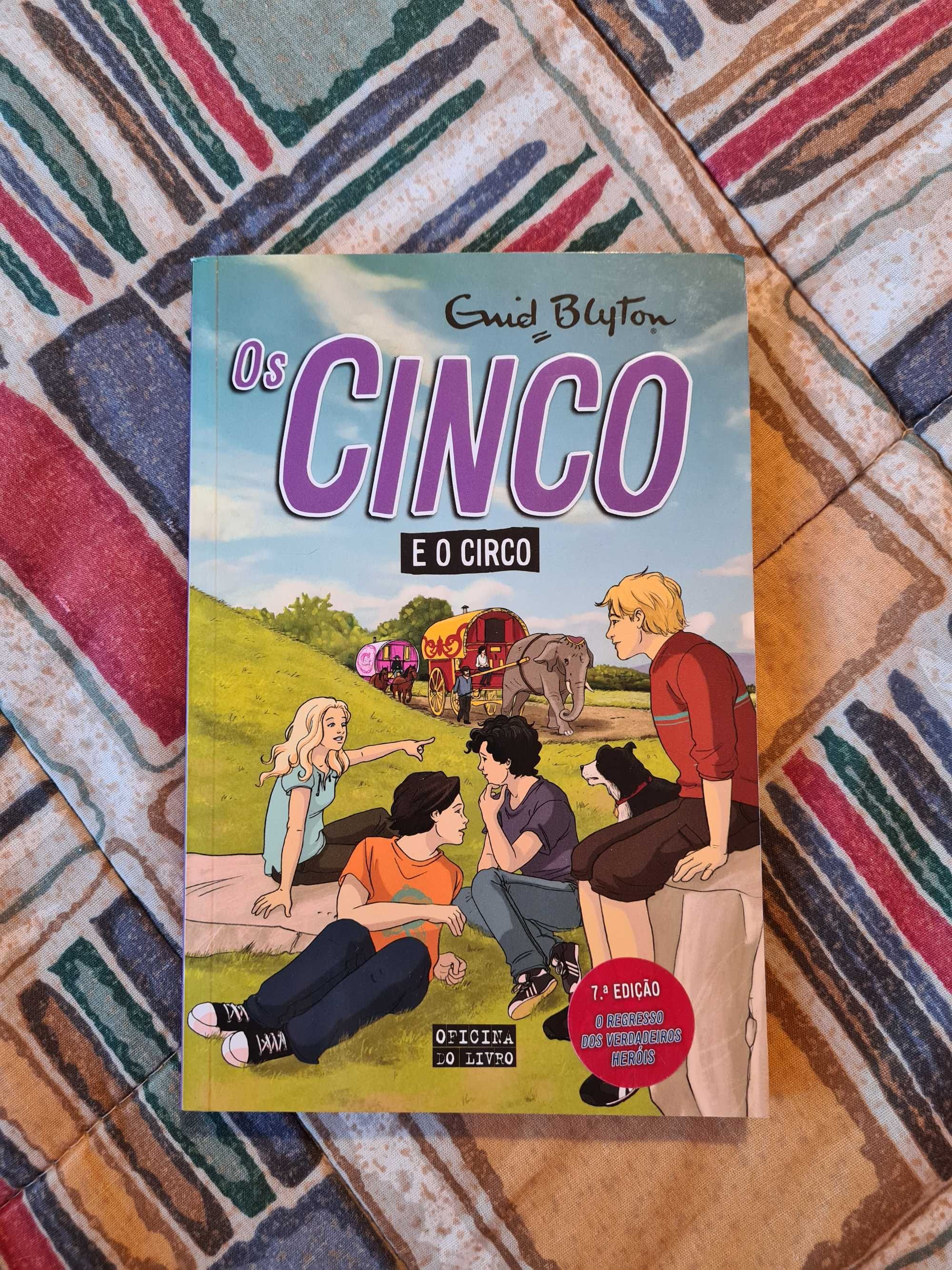 "Os Cinco" livros com marcador