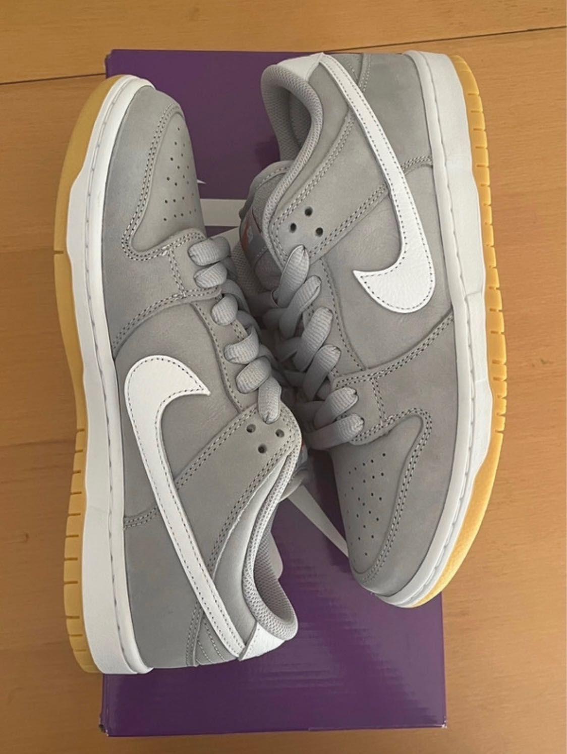 Nike Dunk SB Low Wolf Grey Gum / White / Black Travis Scott Mocha 40.5