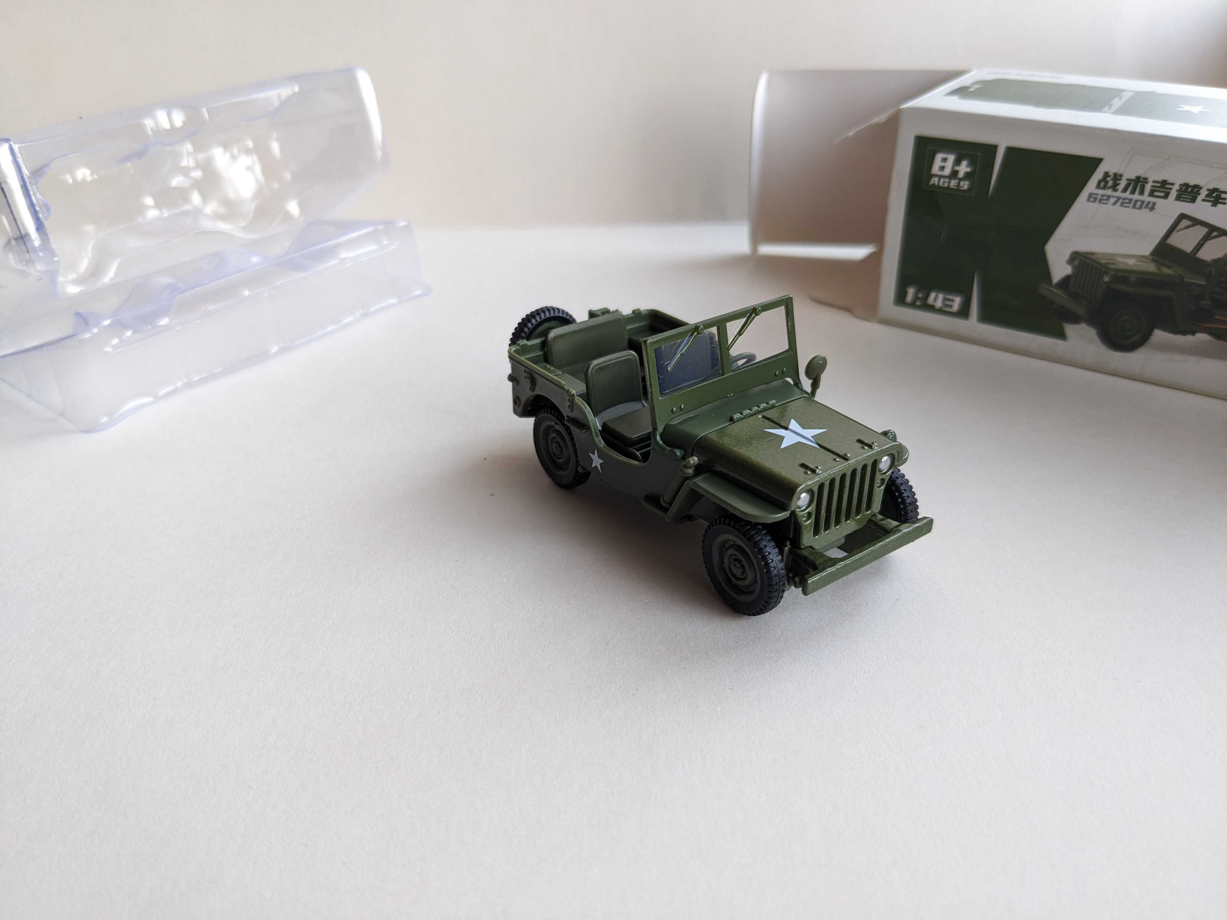 Kolekcjonerski model Jeep Willys MB 1/43 Samochody Wojskowe z II Wojny